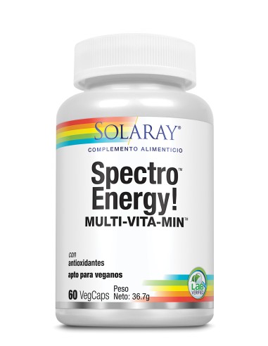 Spectro Energy 60  Capsulas Vegetales de Solaray