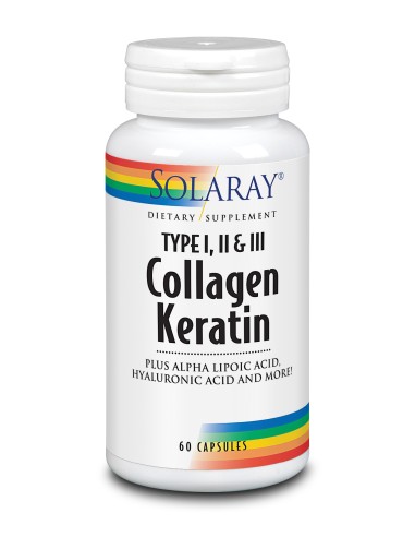 Collagen Keratin 60 Caps de Solaray