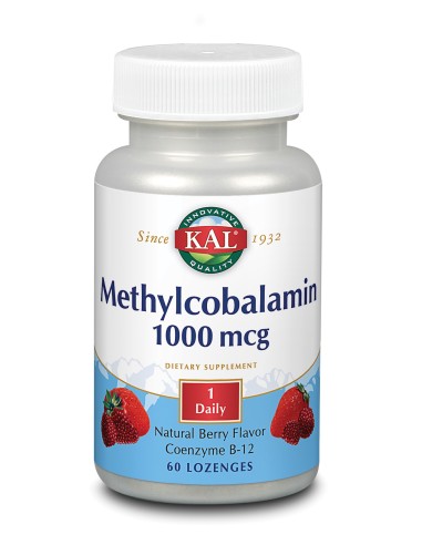 Methylcobalamin 1000Mcg 60  ComprimidosSublingual Fresa de Kal