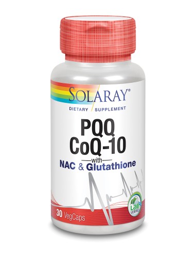 Pqq Coq10 30 Vcaps de Solaray