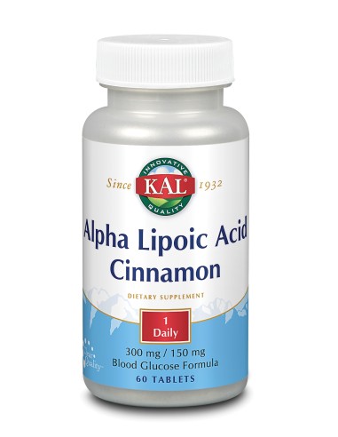 Cinnamon & Alpha Lipoic Acid 60 Caps de Kal