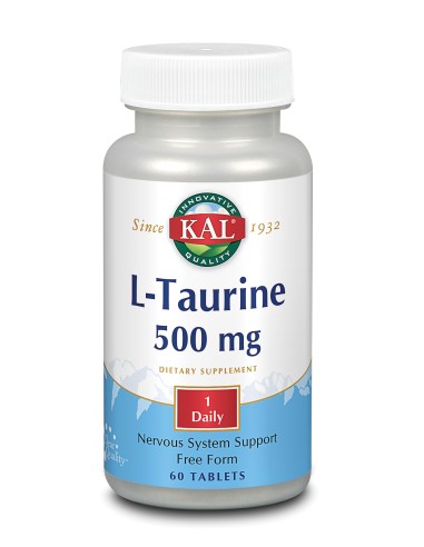 L-Taurina 500 Mg 60 Caps de Kal
