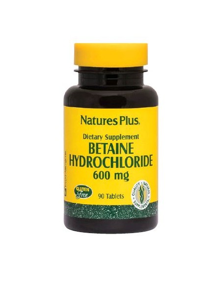 Betaina Hcl 600 Mg 90 Comp de Natures Plus