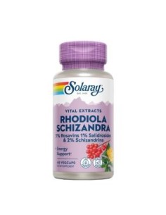 Schizandra & Rodhiola 500 Mg - 60 Vegcaps de Solaray