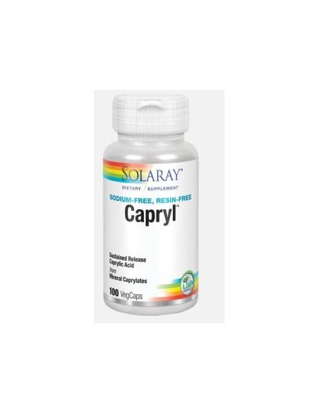 Capryl Solaray 100 Vegcaps | Suplemento Natural Vegano