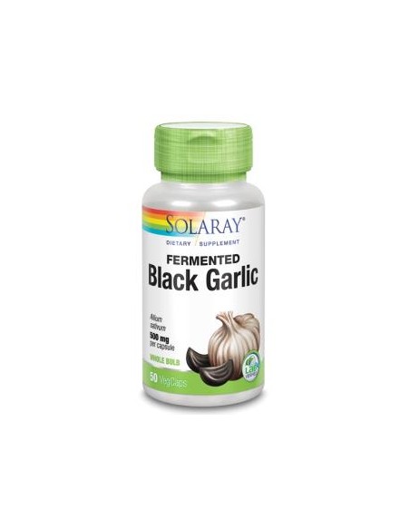 Black Garlic 500 mg Solaray - 50 Cápsulas Vegetales
