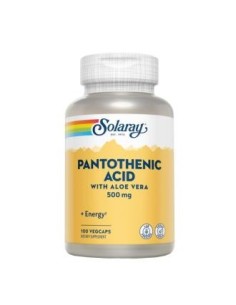 Pantothenic Acid 500 Mg - 100 Vegcaps de Solaray