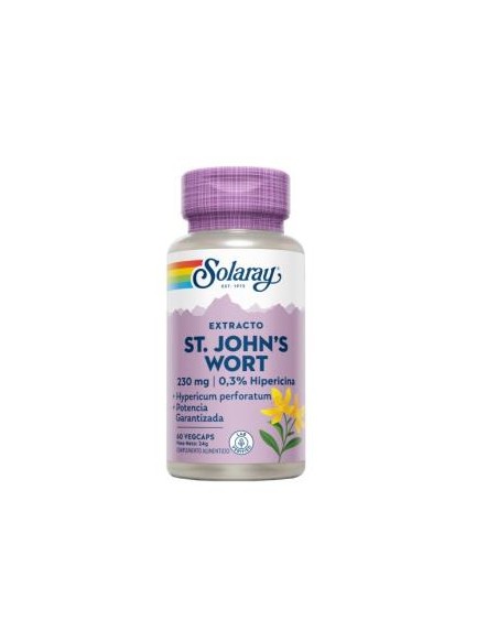 St. John’s Wort 60 Vegcaps Solaray – Bienestar Natural