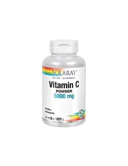 Vitamina C No Acida Polvo - 227 G. de Solaray