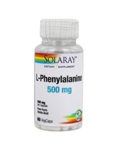 L-Phenylalanine 500 Mg - 60 Vegcaps de Solaray