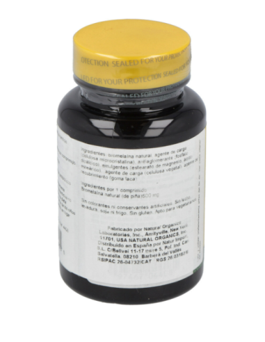 Bromelaina 500 mg 60 comp Natures Plus | Apoyo Digestivo Natural