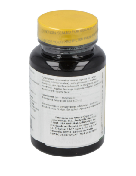 Bromelaina 500 mg 60 comp Natures Plus | Apoyo Digestivo Natural