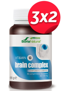 Brain Complex 1100 mg 3X2 Pack - 60 Tablets Mgdose