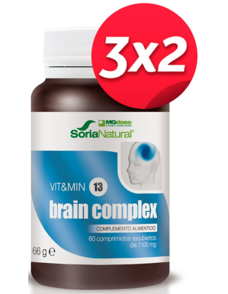 Brain Complex 1100 mg 3X2 Pack - 60 Tablets Mgdose