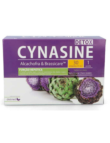 Cynasine Detox 30 Ampollas Dietmed | Limpieza Natural