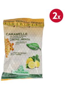 Pack 2 uds Caramelos Limon/Melisa 24 Piezas Specchiasol