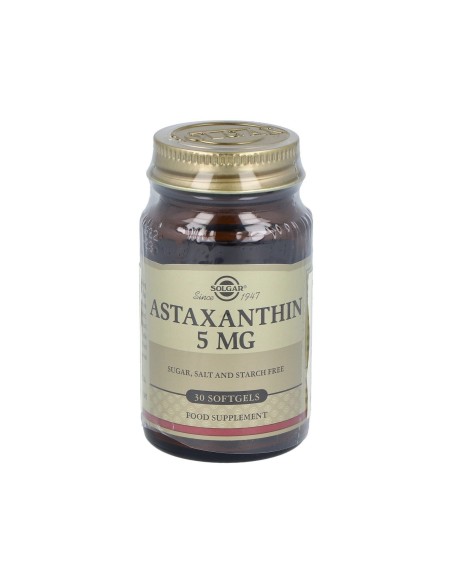 Complejo De Astaxantina 5Mg. 30Cap.Gel.Blanda