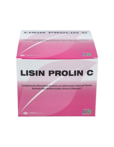L-Lisina - Prolina - Vit C 225Gr. 50Sbrs.