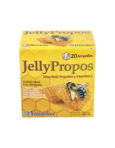Jelly Propos 1,5Gr. Jalea Real + Propoleo 20Viales