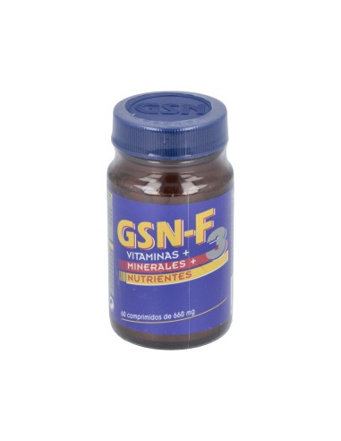 Gsn-F3 Vit. Y Min. Nutrientes 60Comp. 463 Mg.