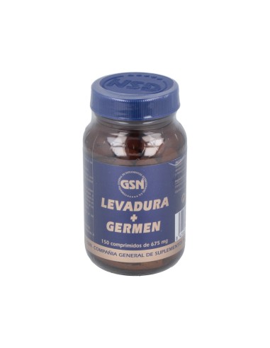 Levadura+Germen 150Comp. 500 Mg.