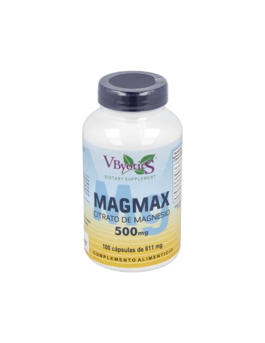 Magmax Citrato De Magnesio 500Mg. 100Cap.
