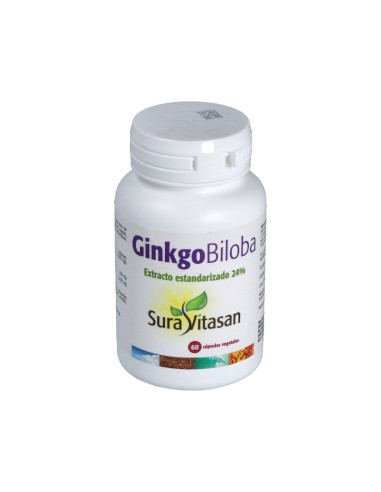 Ginkgo Biloba   60 cápsulas de Sura Vitasan