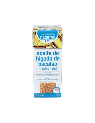 Aceite Higado De Bacalao + Jalea Real Plus 500Ml.