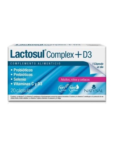 Lactosul Complex + D3 20Cap.