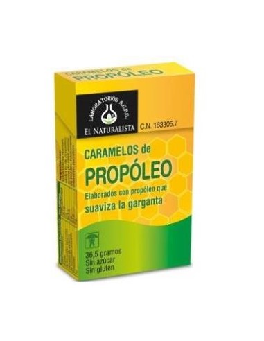 Caramelos Propóleo El Naturalista 20x36g - Expositor Saludable