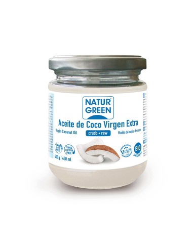 Aceite Virgen De Coco 1ª Presion Frio 400Gr. Bio de Naturgre