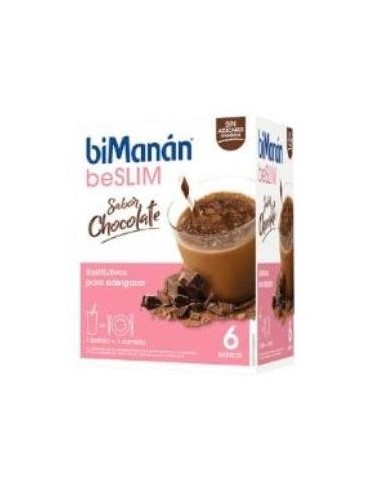 Natillas Sustitutivas Chocolate 6 Sobres Bimanan