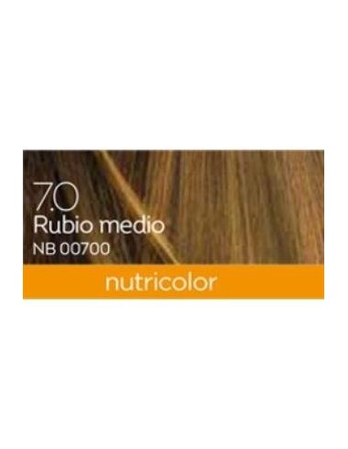 Tinte Medium Blond Dye 140 Ml Rubio Medio ·7.0 de Biokap