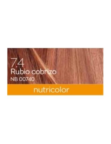 Tinte Auburn Blond Dye 140 Ml Rojo Cobrizo ·7.4 de Biokap
