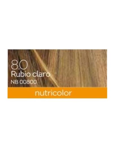 Tinte Light Blond Dye 140 Ml Rubio Claro ·8.0 de Biokap