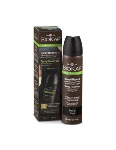 Spray Retoque Negro 75 Ml de Biokap