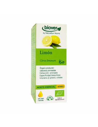 Aceite Esencial Limon-Citrus limonum bio 10ml Biover