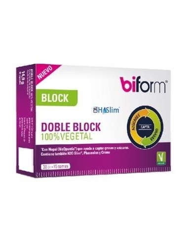 Biform Doble Block Vegano 30Cap. de Dietisa