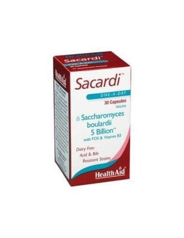 Sacardi (Saccharomyces Boulardii) 30Vcaps. de Health Aid