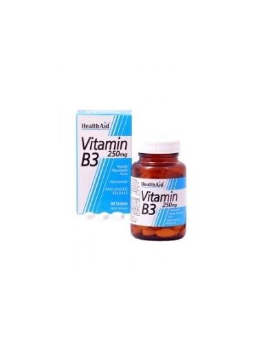 Vit B3 Niacinamida 90 Comprimidos Health Aid de Health Aid