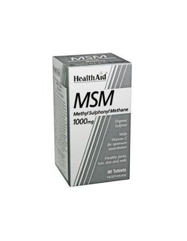 Msm Metilsulfonilmetano 1000Mg. 90 Comprimidos de Health Aid