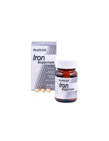 Hierro Bisglycinate Iron+Vit.C 90 Comprimidos Health Aid de