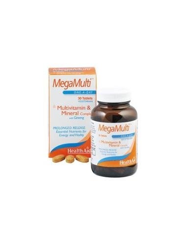 Megamulti Con Ginseng 30 Comprimidos Health Aid de Health Ai