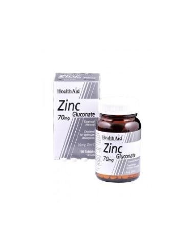Gluconato De Zinc 90 Comprimidos Health Aid de Health Aid