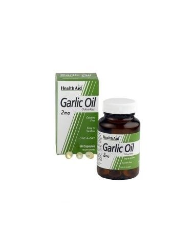 Aceite De Ajo (Garlic Oil) 2Mg. 60Cap. Health Aid de Health