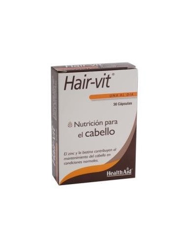 Hair-Vit 30 Comprimidos Health Aid de Health Aid