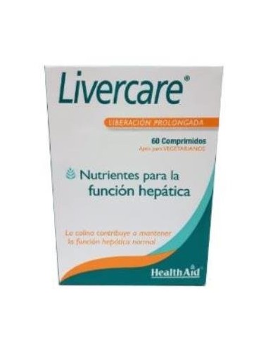 Livercare 60 Comprimidos Health Aid de Health Aid