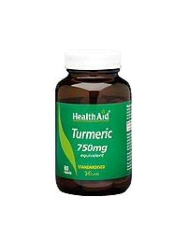 Curcuma Raiz (Turmeric) 60 Comprimidos Health Aid de Health