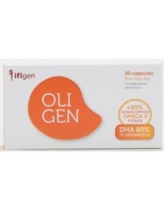 Oligen Dha 80% Tg Enzimatico 30 Cápsulas  Ifigen