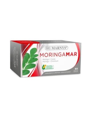 Moringamar  Moringa + Cromo  60 Cápsulas Vegetales  Marnys
